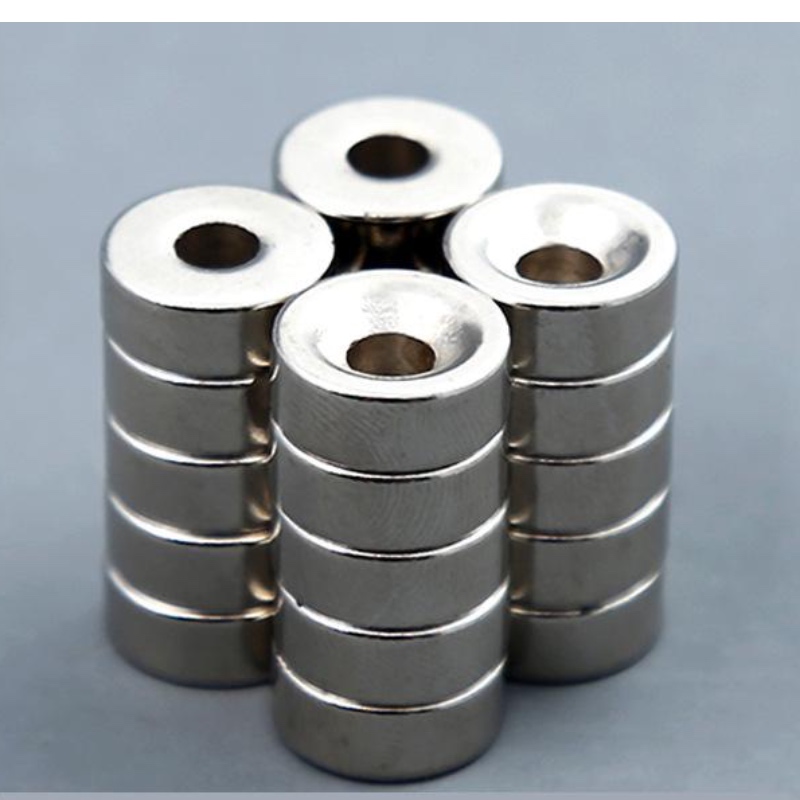Tæller Sunk Head Hole Cylindrical Magnet